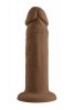 EVOLVED 6INCH VIBRATING DONG, DARK FLESH - dildo z wibracjami (cielisty) EVOLVED 6INCH VIBRATING DONG, DARK FLESH - dildo z wibracjami (cielisty)